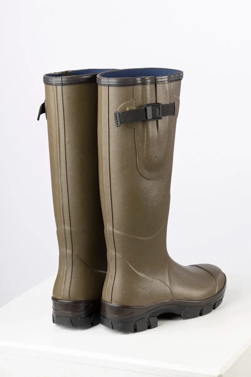 Rydale Lisset Men's Neoprene Lined Wellington Boots - Light Khaki-1