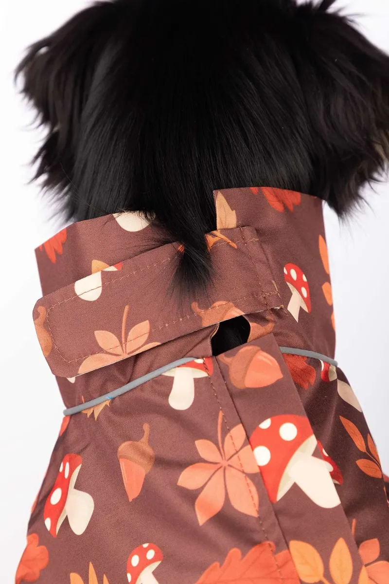 Rydale Yapham Patterned Dog Raincoats - Woodland-3