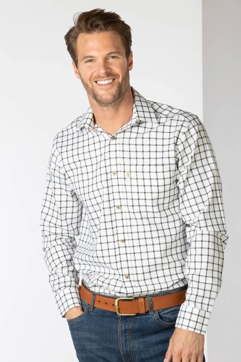 Rydale Men's Ebberston Country Checked Shirt - Ebberston Olive-2