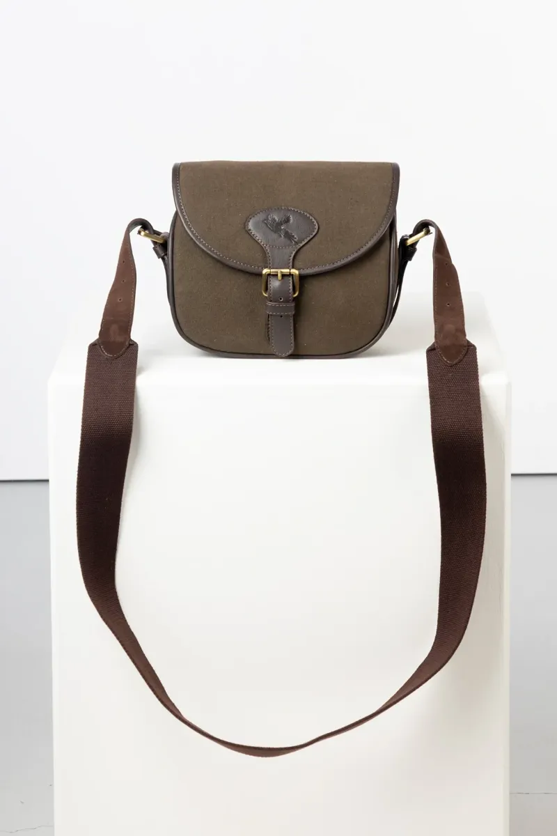 Rydale Danby Waxed Canvas Cartridge Bag - Olive