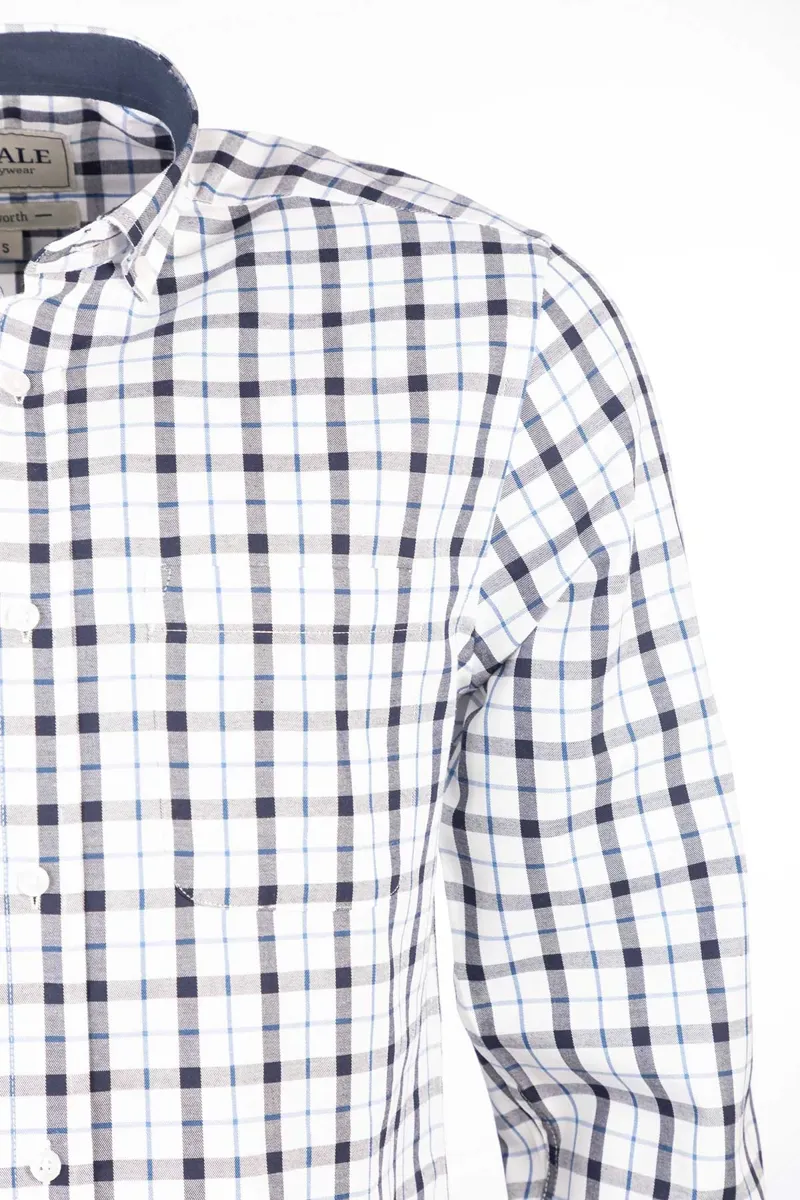 Rydale Men's Button Down Country Shirt - Haworth Dark Navy/Blue-2