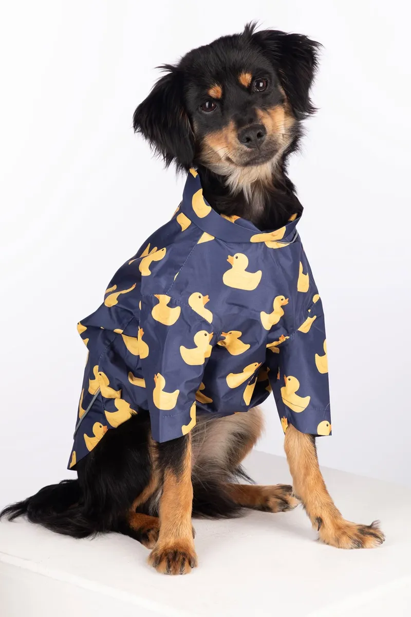 Rydale Yapham Patterned Dog Raincoats - Quackers