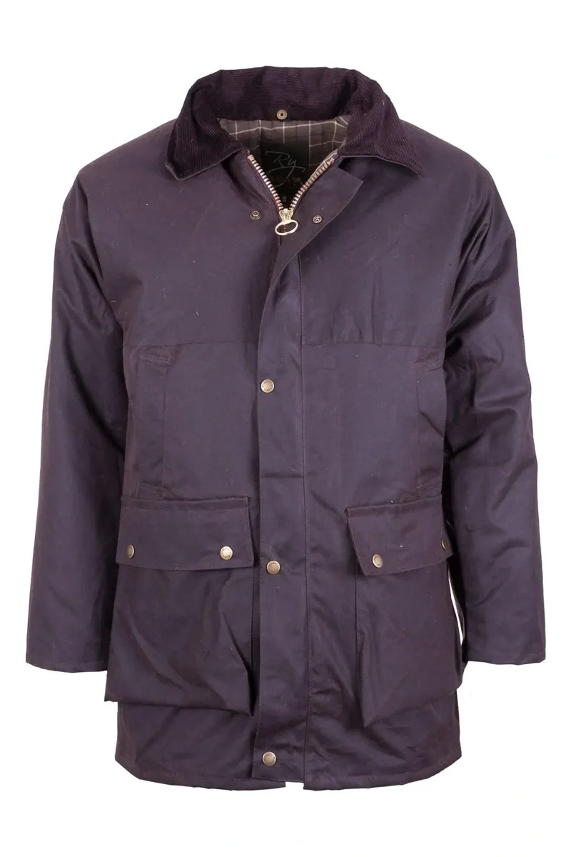 Rydale Men's Thirsk Waxed Jacket - Brown-1