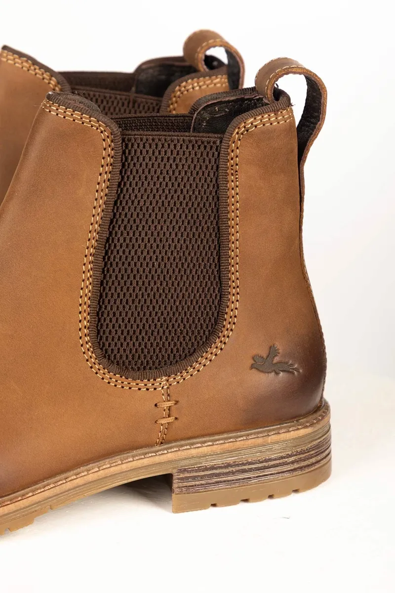 Rydale Mens Thirsk Leather Chelsea Boot - Burnt Tan-2
