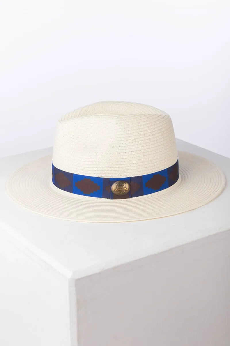 Rydale Malton Men's Panama Hat - Navy/Blue