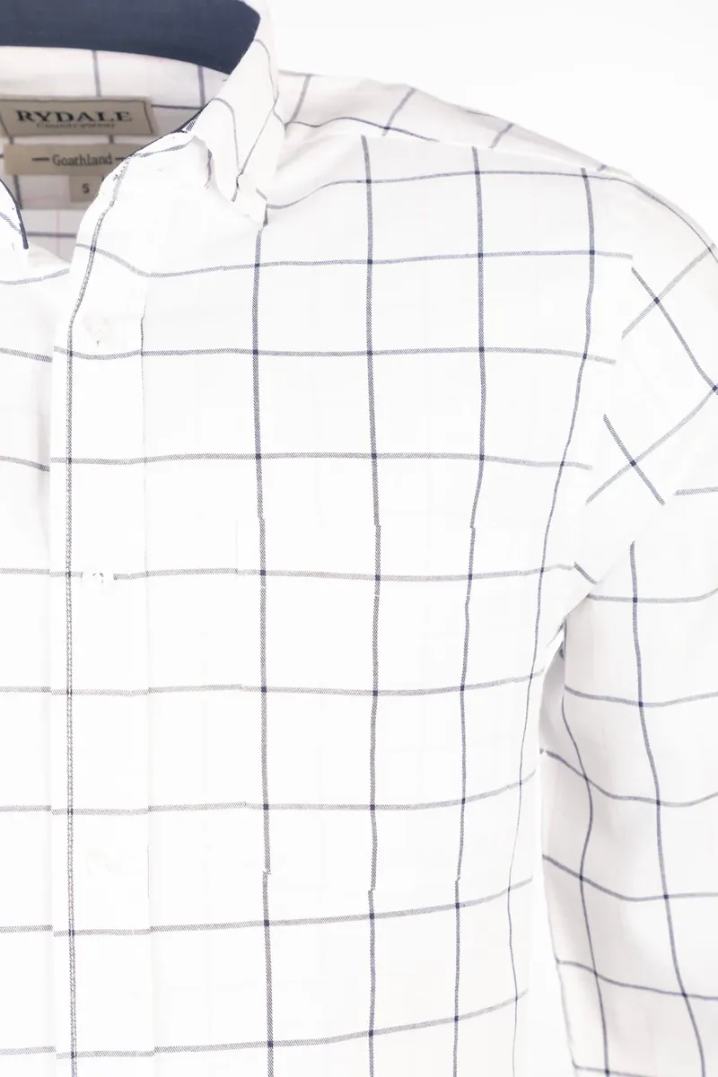 Rydale Men's Button Down Country Shirt - Goathland Dark Navy-2