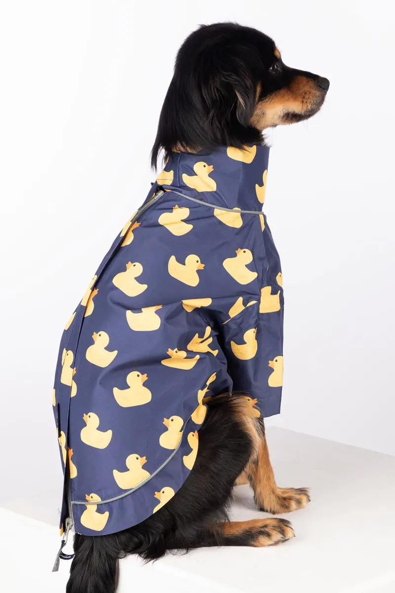 Rydale Yapham Patterned Dog Raincoats - Quackers-1
