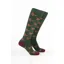 Rydale Men's Bird Welly Socks Pack of 10 - Flying Pheasant Dark Olive