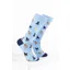 Rydale Women's Bamboo Rich Dog Ankle Socks Pack of 10 - Labrador Soft Blue