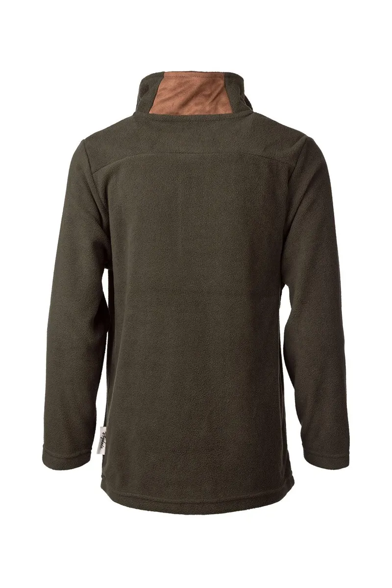 Rydale Kids Kelk Overhead Pheasant Fleece - Dark Khaki-1