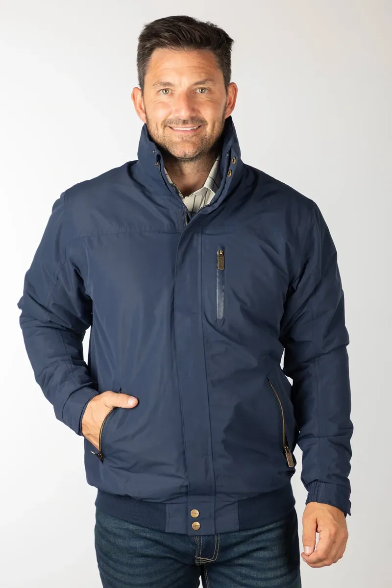 Rydale Men's Ripon Bomber Jacket - Navy-2