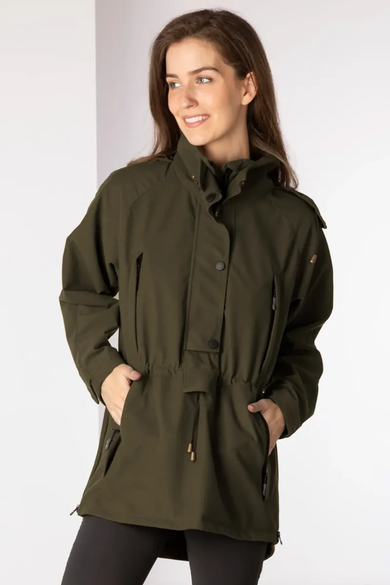 Rydale Ladies Danby Long Performance Shooting Smock - Dark Olive
