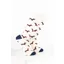 Rydale Women's Bamboo Rich Dog Ankle Socks Pack of 10 - Dachshund Cream