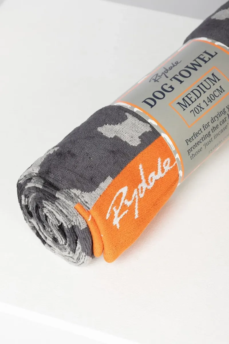 Rydale Medium Dog Yapham Drying Towel - Grey-1