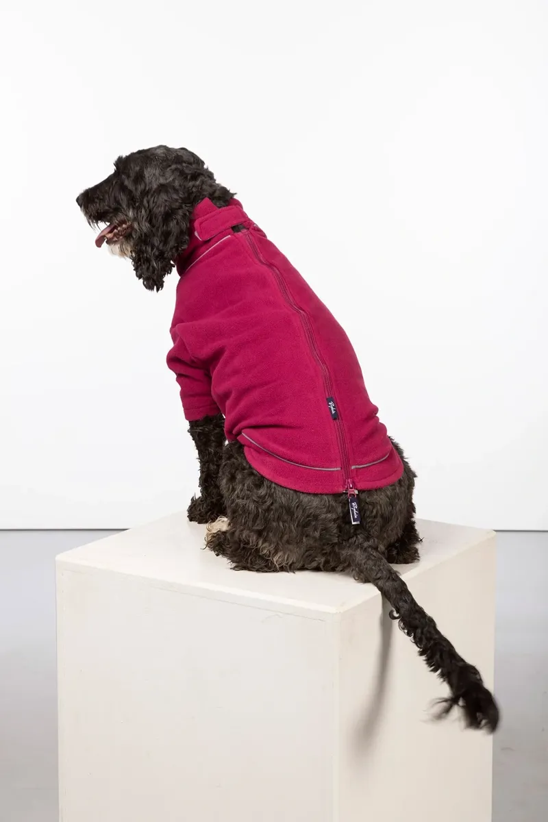 Rydale Yapham Fleece Dog Jumper - Mulberry-2