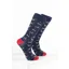 Rydale Women's Bamboo Rich Dog Ankle Socks Pack of 10 - Beagle Navy