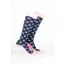 Rydale Womens Bamboo Rich Equestrian Print Riding Socks Pack of Ten - Horseshoe Navy
