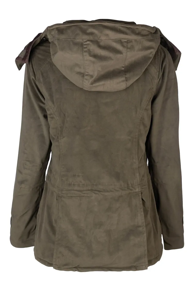 Rydale Ladies Shooting Jacket - Danby II - Dark Olive-1