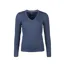Rydale Ladies Emma V Neck Cable Knit Jumper - Mid Navy