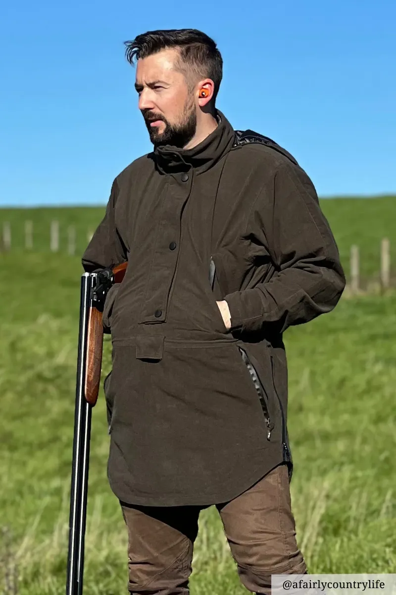 Rydale Danby Men's Long Performance Shooting Smock - Olive-10