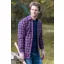 Rydale Men's Fleece Lined Shirt - Navy/Red