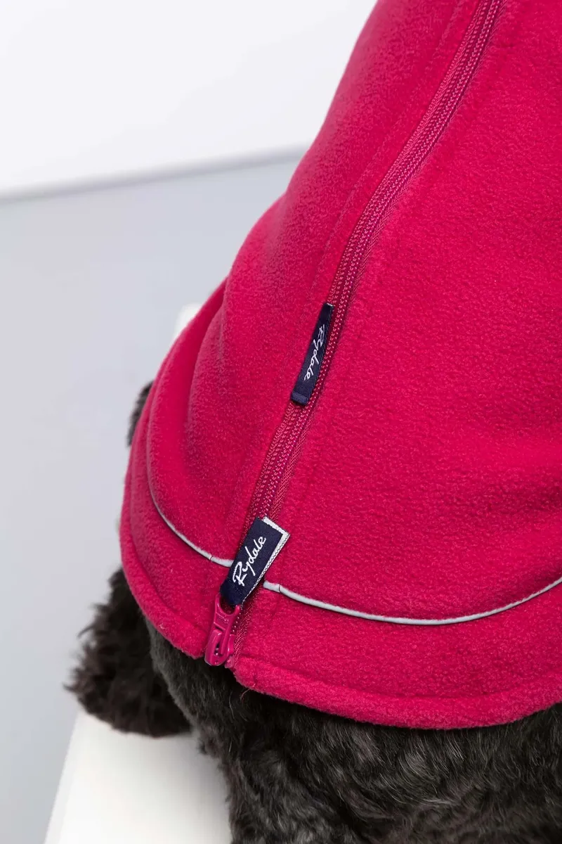 Rydale Yapham Fleece Dog Jumper - Ruby-3