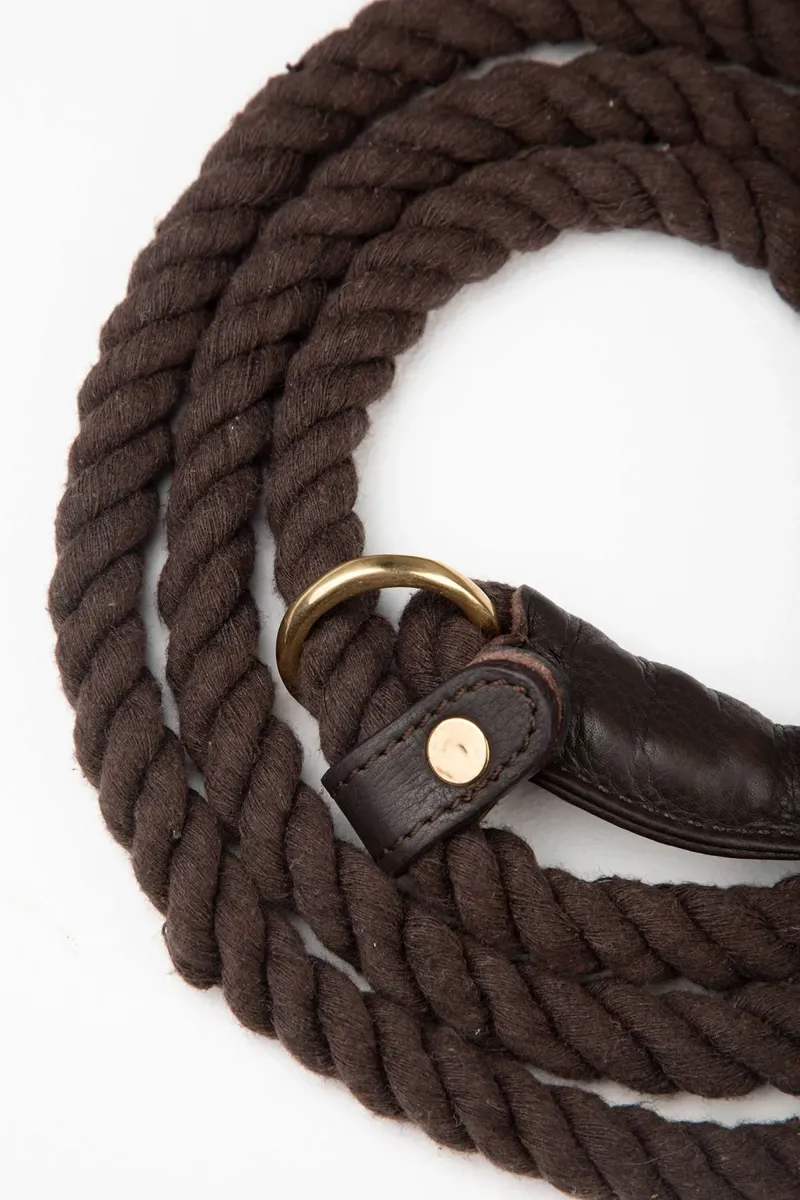 Rydale Rope Yapham Slip Lead - Brown-1
