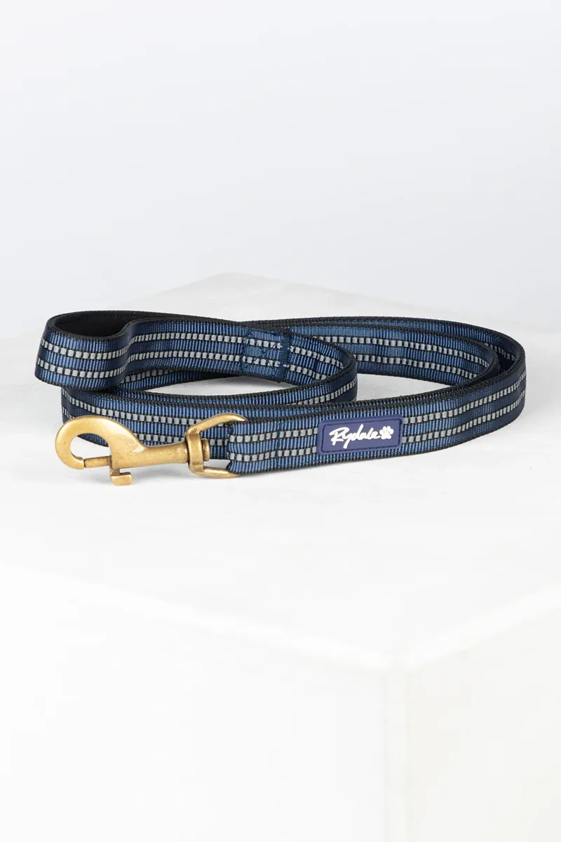 Rydale Reflective Yapham Dog Lead - Navy