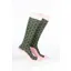 Rydale Womens Bamboo Rich Equestrian Print Riding Socks Pack of Ten - Snaffle Dark Olive