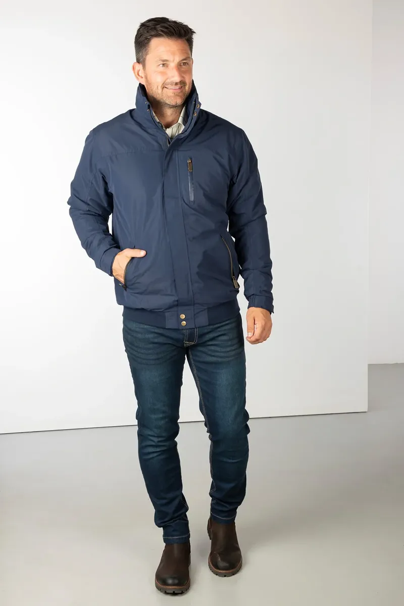 Rydale Men's Ripon Bomber Jacket - Navy-4