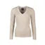 Rydale Ladies Emma V Neck Cable Knit Jumper - Soft Grey