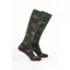 Rydale Women's Bird Welly Socks Pack of 10 - Flying Pheasant Dark Olive