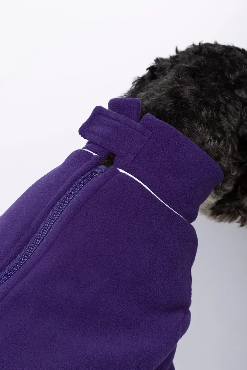 Rydale Yapham Fleece Dog Jumper - Purple-2