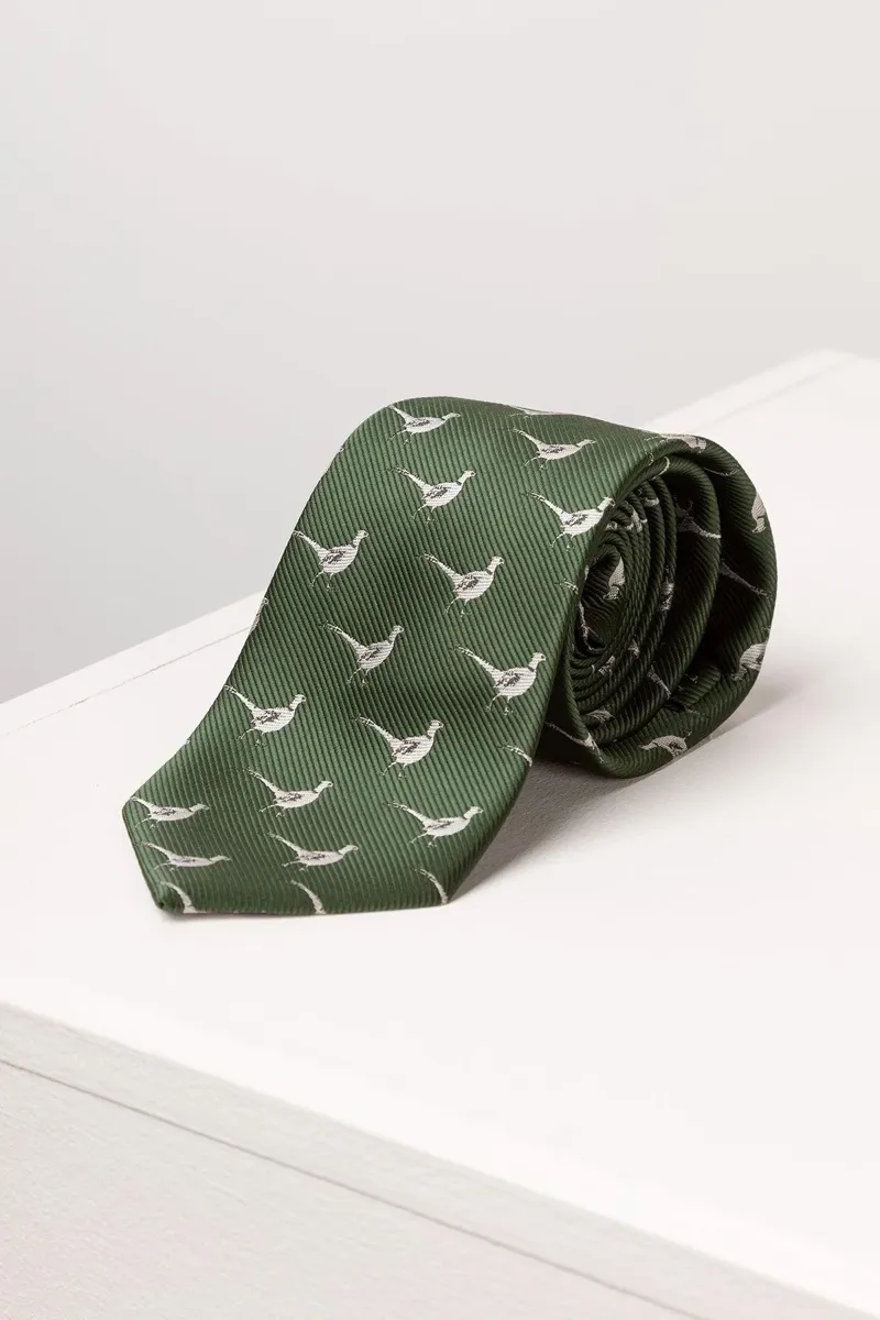 Rydale Men's Pheasant Shooting Tie - Olive