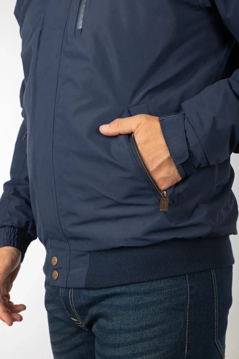 Rydale Men's Ripon Bomber Jacket - Navy-6