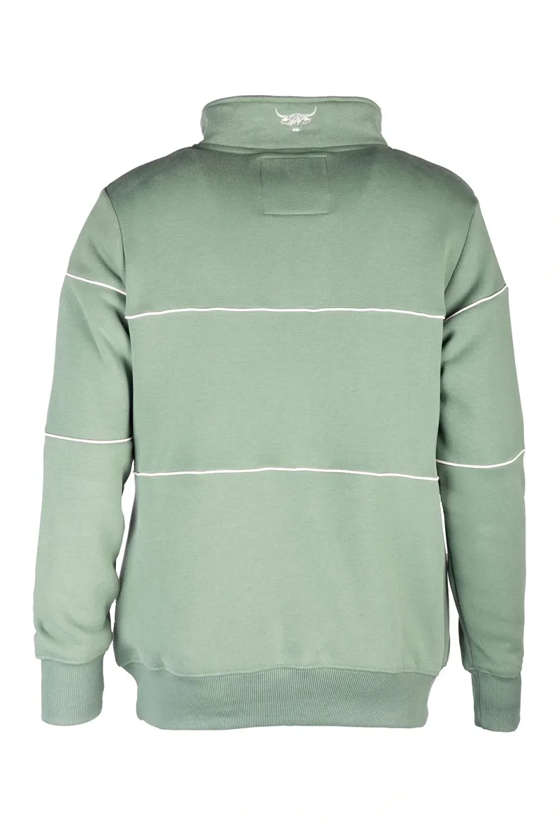 Rydale Ladies Byland Highland Cow Sweatshirt - Thyme-1
