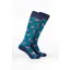 Rydale Junior Bamboo Rich Equestrian Print Riding Socks Pack of Ten - Pony Green