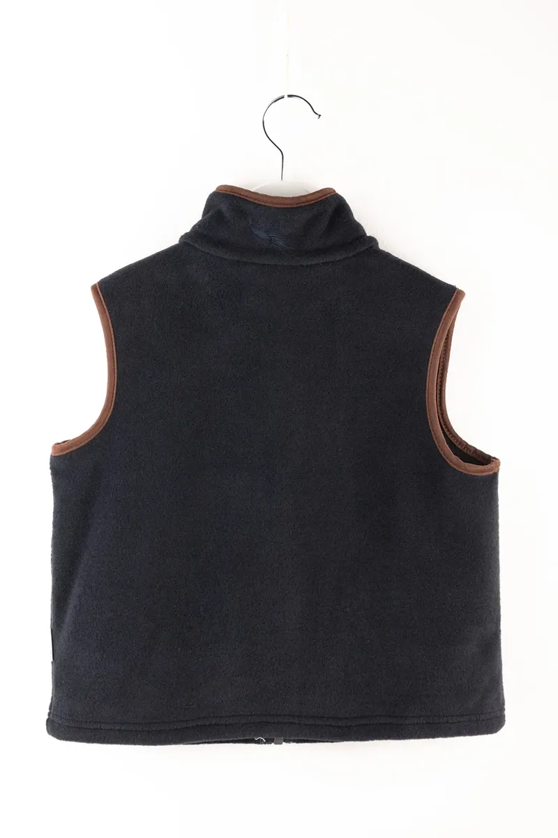 Rydale Huggate Kid's Mini Fleece Waistcoat - Tractor Ink/Red-1