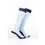 Rydale Womens Bamboo Rich Equestrian Print Riding Socks Pack of Ten - Snaffle Soft Blue