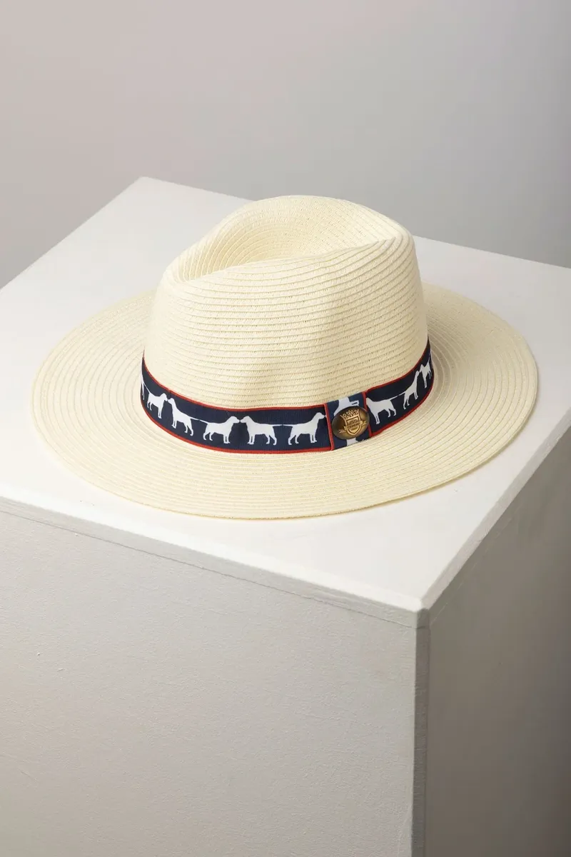 Rydale Malton Men's Panama Hat - Navy Dog