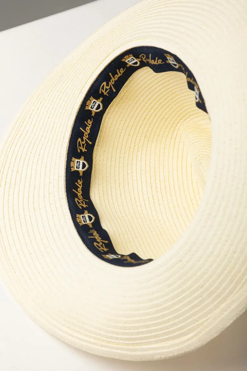 Rydale Malton Men's Panama Hat - Navy/Red-2