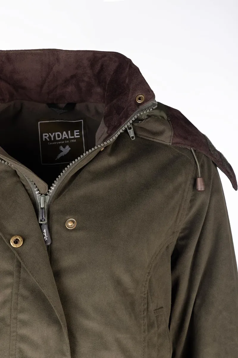 Rydale Ladies Shooting Jacket - Danby II - Dark Olive-2