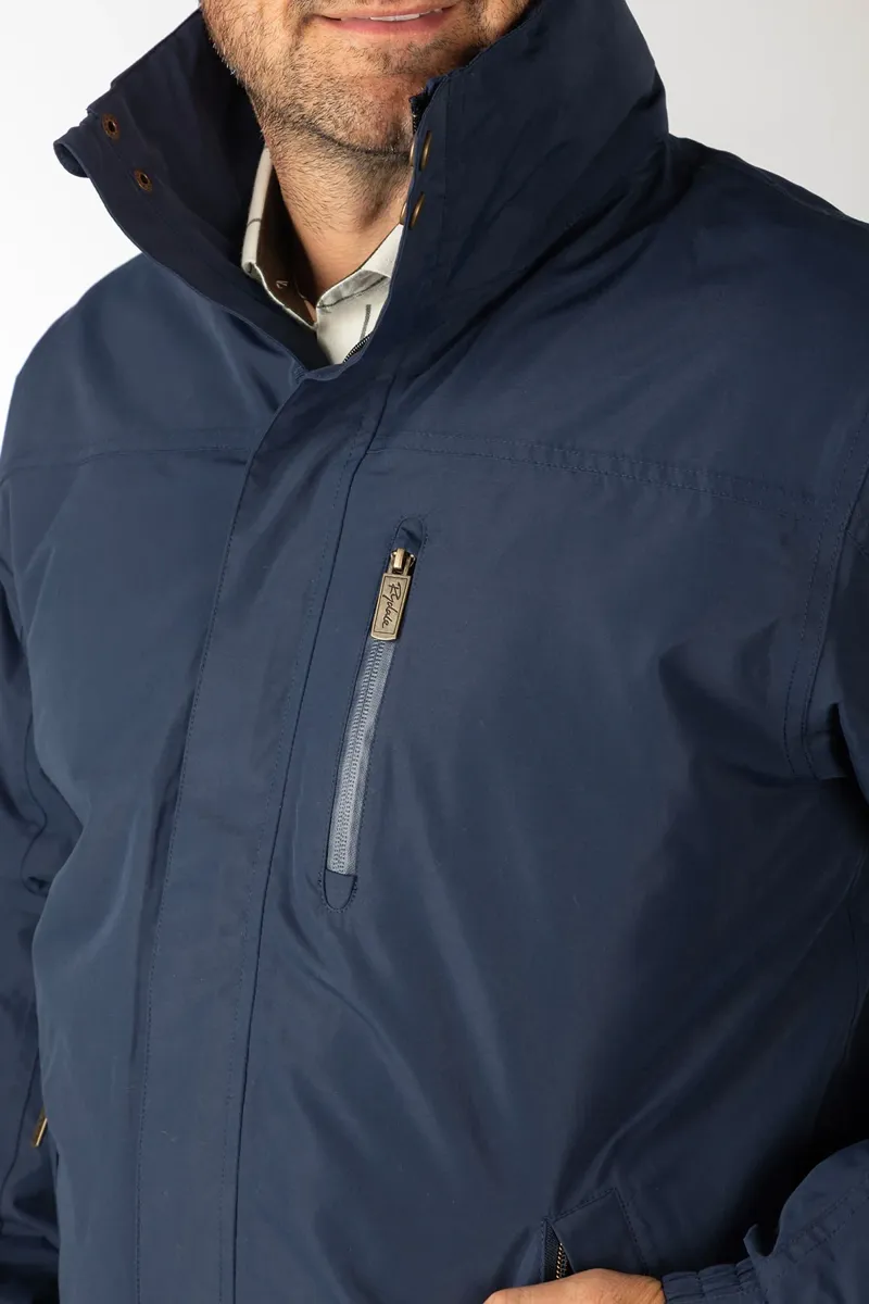 Rydale Men's Ripon Bomber Jacket - Navy-5