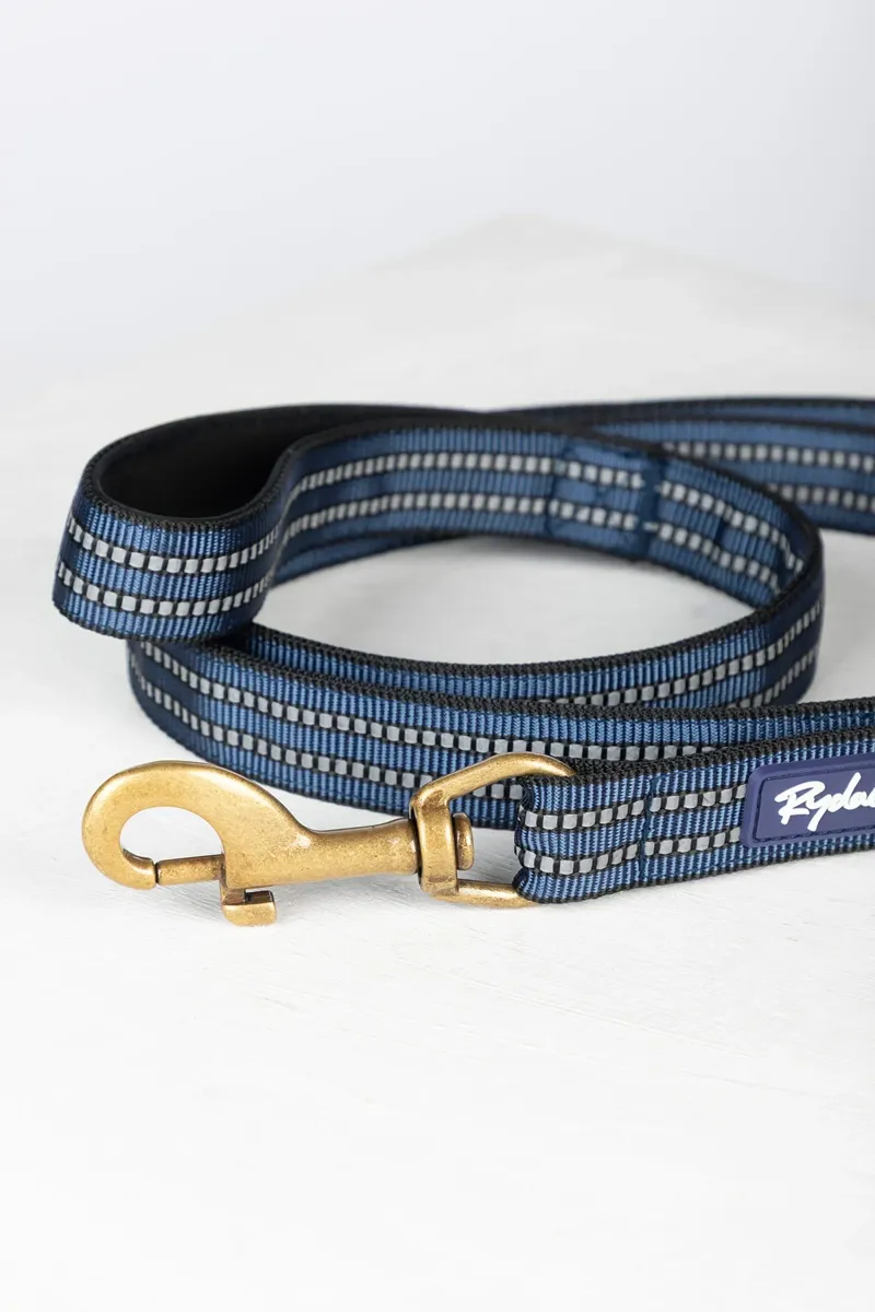 Rydale Reflective Yapham Dog Lead - Navy-2