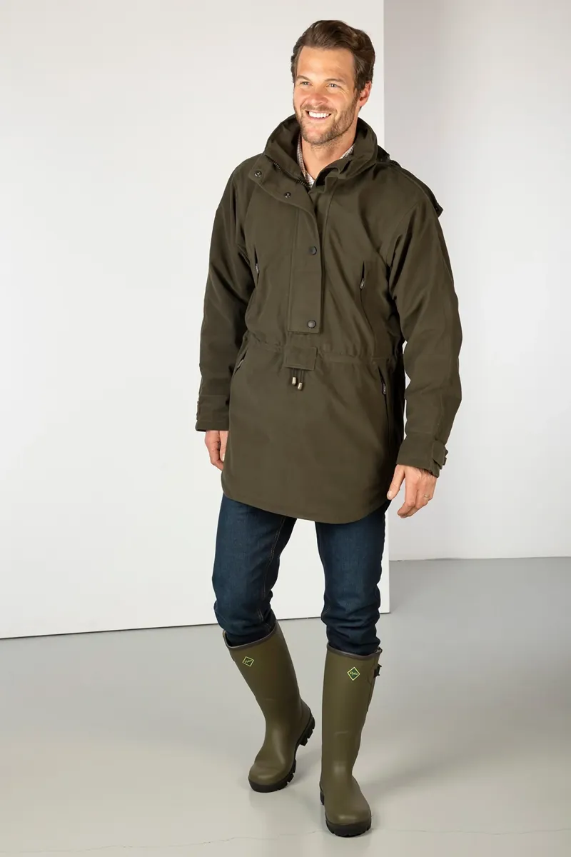 Rydale Danby Men's Long Performance Shooting Smock - Olive-1