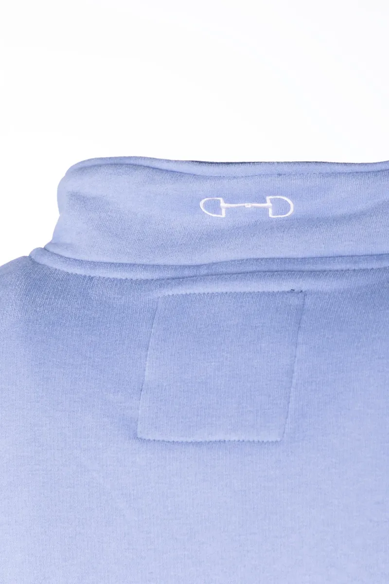Rydale Ladies Byland Snaffle Sweatshirt - Pale Blue/Mid Blue/Pale Blue-4