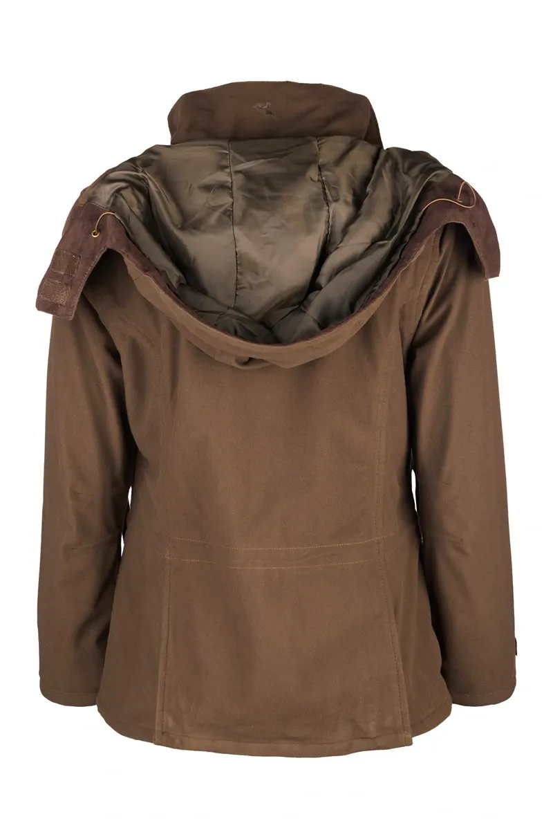Rydale Ladies Shooting Jacket - Danby II - Brown-1