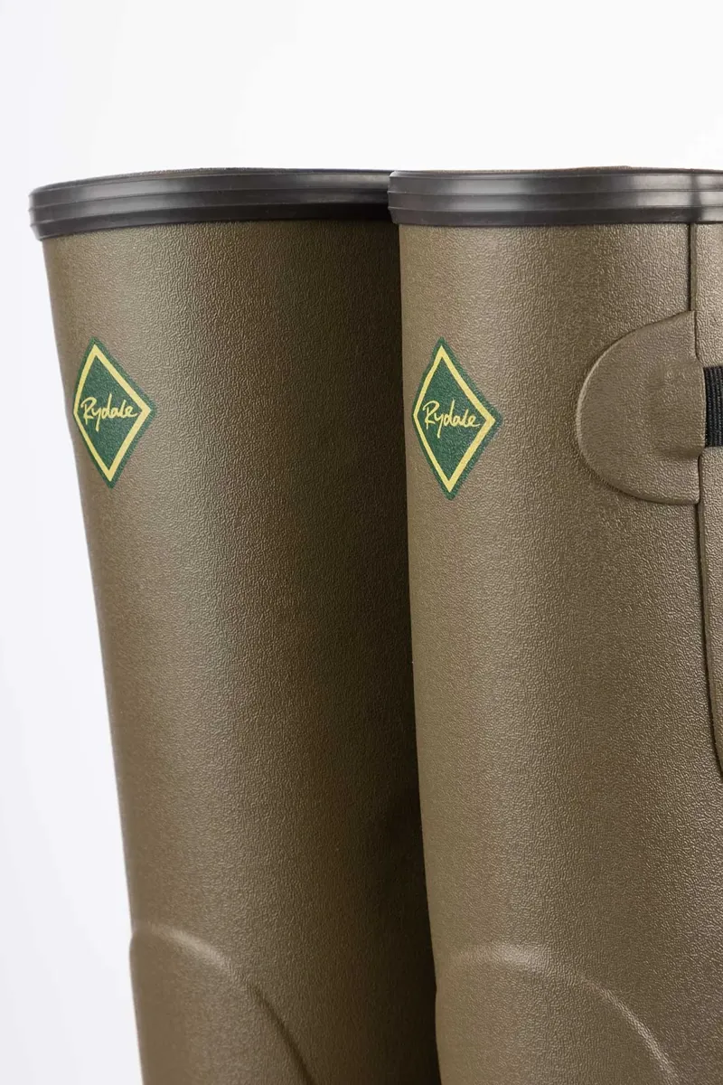 Rydale Lisset Men's Neoprene Lined Wellington Boots - Light Khaki-5