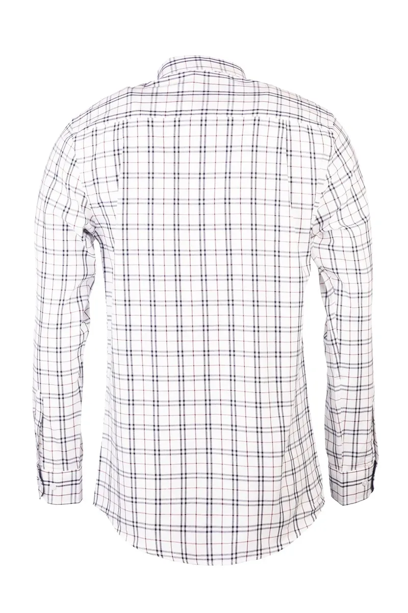 Rydale Men's Button Down Country Shirt - Harrogate Dark Navy/Wine-1