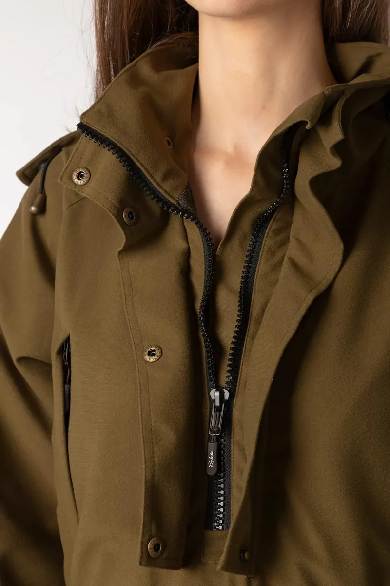 Rydale Ladies Danby Long Performance Shooting Smock - Light Khaki-8